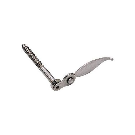 Arrêt de volet marseillais Inox à vis à bois acier - longueur 110 mm - TORBEL INDUSTRIE