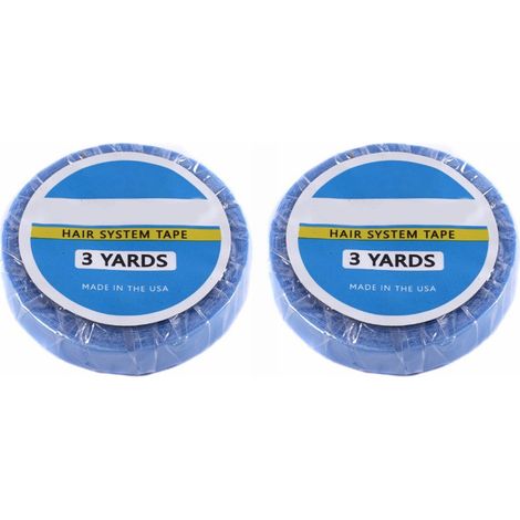 2 Rouleaux de Ruban Adhésif Capillaire Fort, Imperméable et Résistant à la Transpiration pour Système de Perruque, Longueur 8.9 Pieds (1/5)