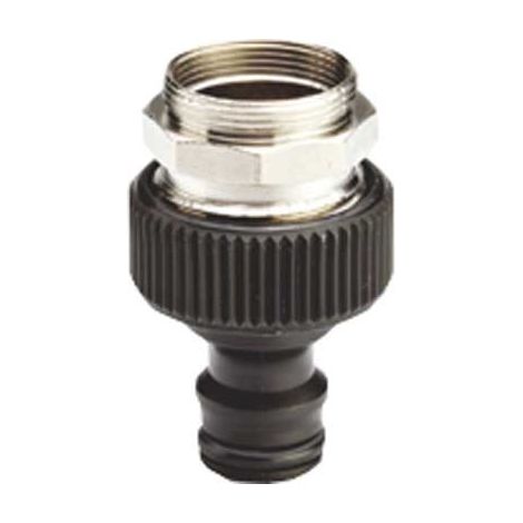 Presa a rubinetto g.f. con adattatore 3/4" e m24x1 est. + m22x1 int.