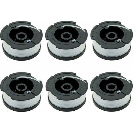 Lot de 6 bobines A6481 A6485 pour tondeuses Black Decker (1/5)