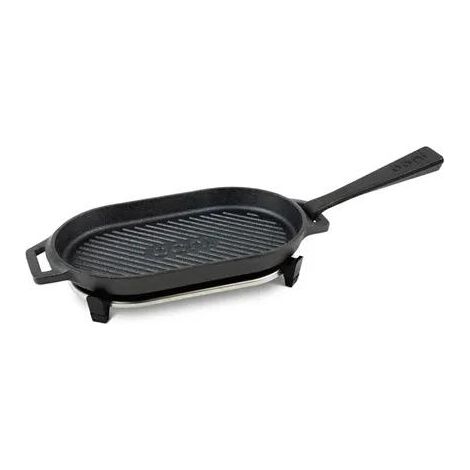 Ooni Sartén para Parrilla de Hierro Fundido Negra 25x15 cm