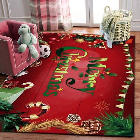 Chaussette De Noël - Tricotée En Acrylique - Motif Monogramme Brodé - Boucle De Suspension - Taille Mini 30 X 50 Cm - 1 Pièce (1/5)