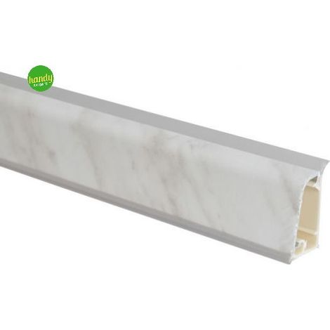 Alzatina Kimono rivestita marmo carrara 4,5 x 2,5 x 100 cm