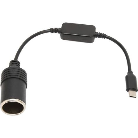 5V USB C Mle vers 12V Voiture Allume-cigare Femelle Convertisseur D'adaptateur D'alimentation, Adaptateur USB vers 12V DC pour Enregistreur de Conduite de Voiture Chargeur de Voiture lectroniq (1/5)