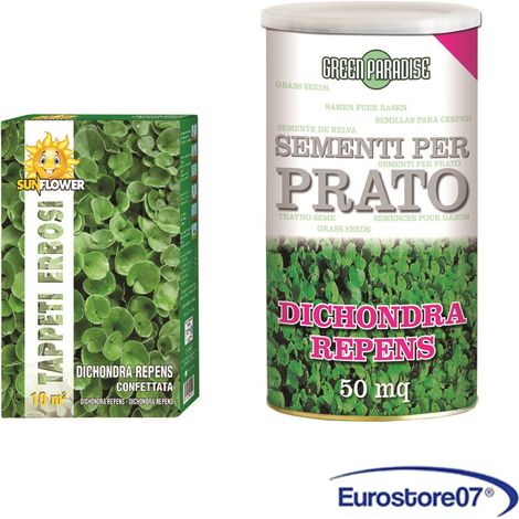 FRANCHI SEMI PRATO DICHONDRA REPENS  gr.500 per mq.50 prato bassa manutenzione