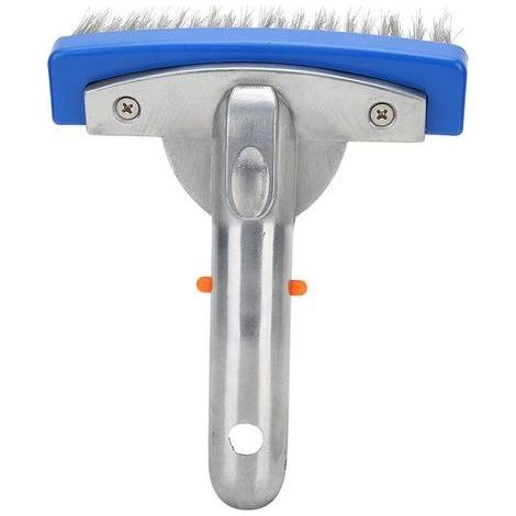 Brosse de piscine en acier inoxydable, nettoyage de piscine à brosse métallique, brosse de piscine en acier inoxydable (1/5)