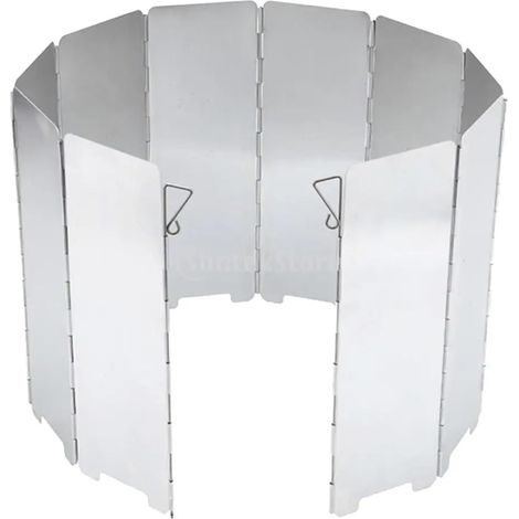 Pare-Vent pour RéChaud De Camping Plaques Coupe-Vent Pliables for cuisinière de Camping en Plein air, réchaud Cuisine, Pare-Vent for Pique-Nique et randonnée (1/5)