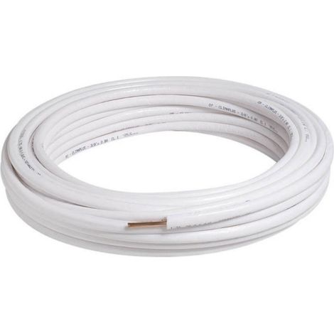 OttoCool Tubo Rame Climatizzatori Rivestito in Guaina PE One Split Lung 3-5-8-10-25m Diam 1/4"-3/8"-1/2"-5/8″ Spess 0,8mm 8 Metri - 1/4"