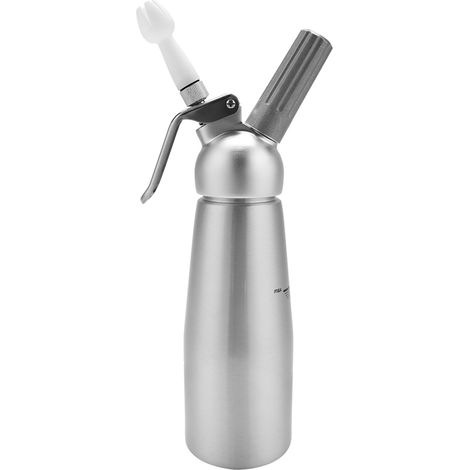 Dispensateur de Crème Chantante en Aluminium 500ml avec Trois Buses pour Cuisine (1/5)