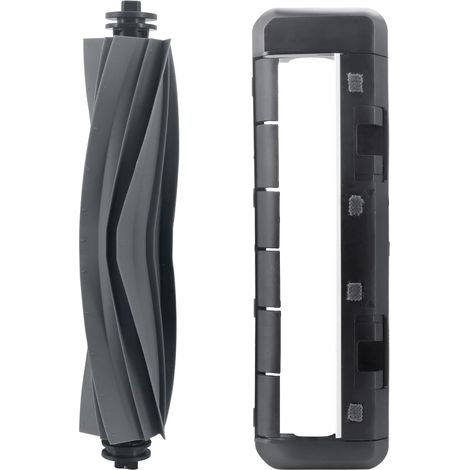 2-teiliges Saugroboter-Zubehör für X30 / S30 / S10 Pro – Mit Gummibürstenabdeckung und Ersatz-Gummibürste