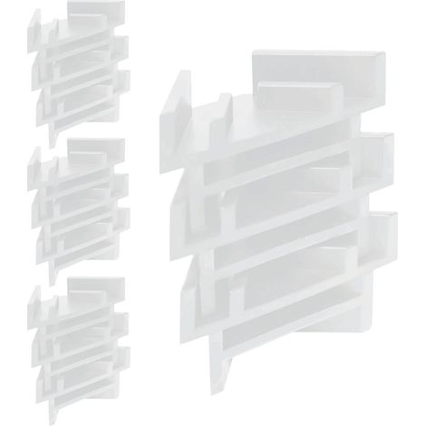 Clips à biscuits empilables pour plaques de cuisson, 12 pièces, pour casseroles, cuisine domestique, plastique blanc (1/5)