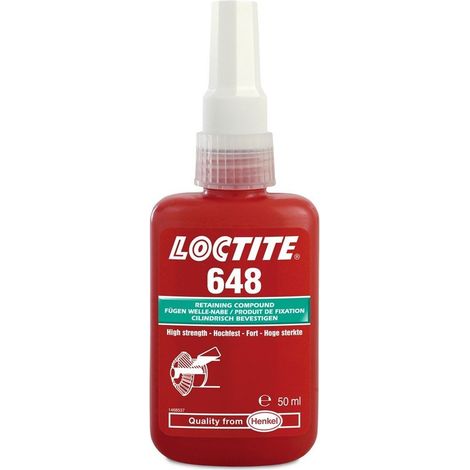 Colle Loctite 648 haute résistance 24 ml verte (1/6)