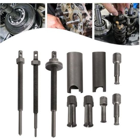 8-teiliges Motorrad-Lagerabzieher-Set, 9-30 mm Innenlager-Ausbauwerkzeug-Set, Motorrad-Innenlagerabzieher-Set für Fahrradräder, Maschinenlager (1/5)