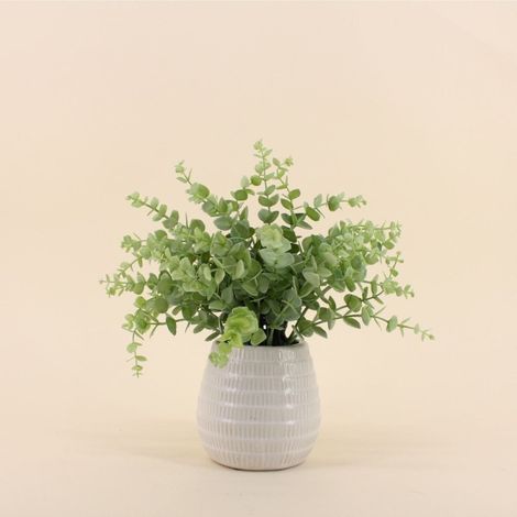 Plante artificielle pot céramique 26cm