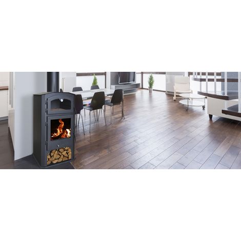 POÊLE À BOIS AVEC FOUR EUBEA 11,5 kW