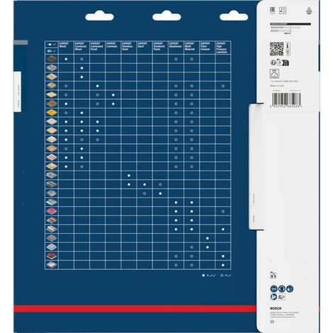 Lama per sega bosch EX WO argento 300 mm 26 denti