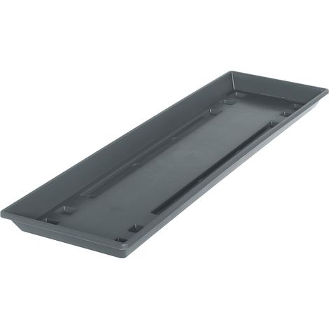 Soucoupe Jardinière Anthracite 50 cm - Protection Balcon & Terrasse