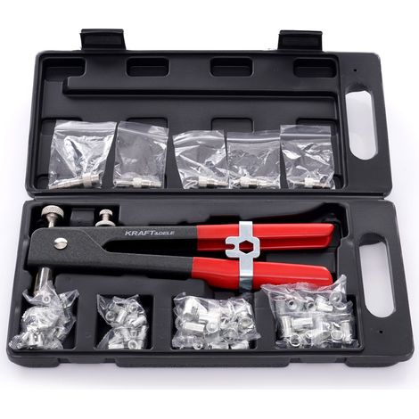 Pince à riveter manuelle pour écrous à sertir, 106 pièces KD10555