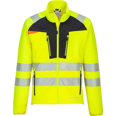 Sous Couche Zippee Hv Dx4 - L - Jaune/noir - Portwest (1/2)