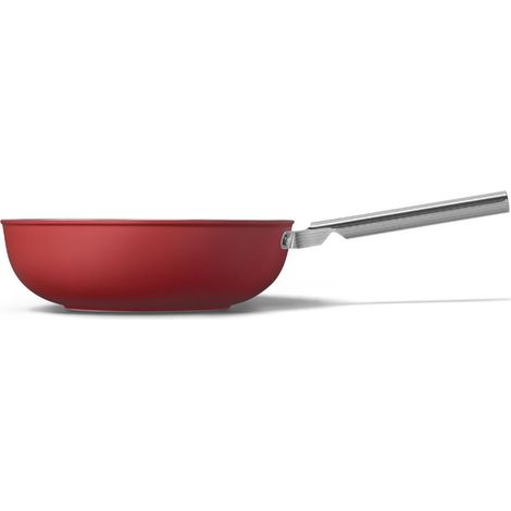 Smeg CKFW3001RDM Wok rouge 30 cm aluminium forgé (1/4)