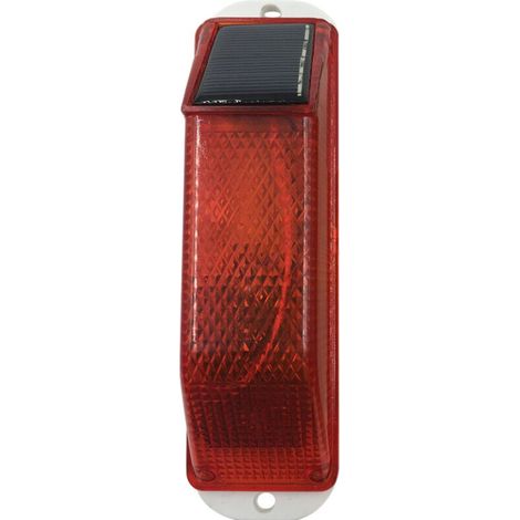 Lampe D'Avertissement Solaire, Rouge