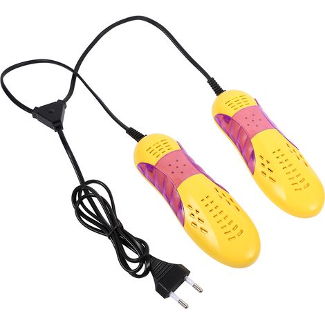 Sèche-chaussures électrique chauffant lumineux, déshumidificateur désodorisant pour chaussures et bottes, coque plastique, prise UE (1/5)
