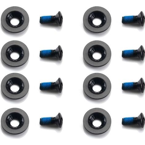Lot de 16 vis M6 pour fixation de snowboard, 1 jeu de vis fixes pour snowboard, accessoires de ski pour fixations de snowboard, 8 vis, 8 rondelles (1/4)