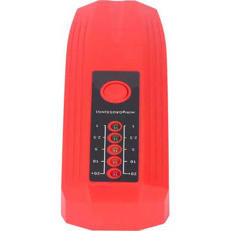 Détecteur EMF 5 LEDs Rouge - Testeur de Radiation Électromagnétique Portable (1/5)