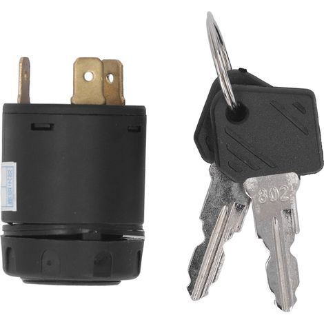 Interruptor de encendido para carretilla elevadora BAFOVY, llave de encendido para carretilla elevadora 7915492618 L14 L16 14AP 16AP, acero inoxidable, repuestos, cerradura industrial, accesorios (1/5)