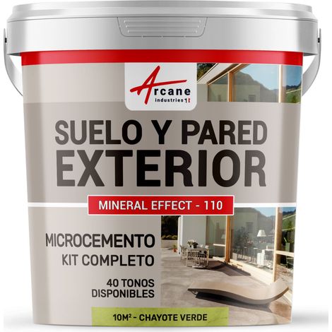 Microcemento para exteriores: suelos, muros, terrazas, balcones, escaleras