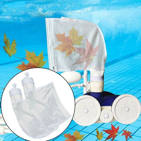 1 Stück Beutel für Poolreiniger Säcke zur Reinigung von Schwimmbädern Laub Pool Cleaner Bags Swimming Pool Filter Bags Filtertüten Schwimmbadfilter Filtertasche Filtermaterial Weiß (1/5)