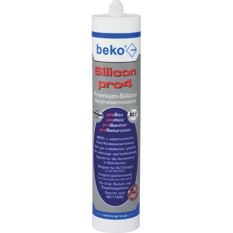 beko Silicon pro4 Premium Silikon 310 ml grauweiß 224 28