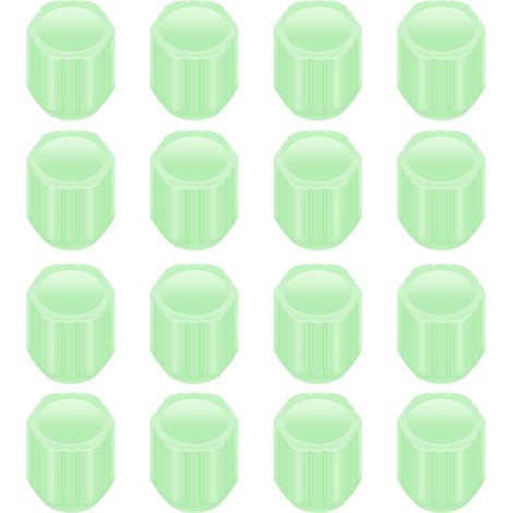 16 Capuchons de valve lumineux universels pour pneus voiture, camion, moto et vélo - 16 pièces (1/5)
