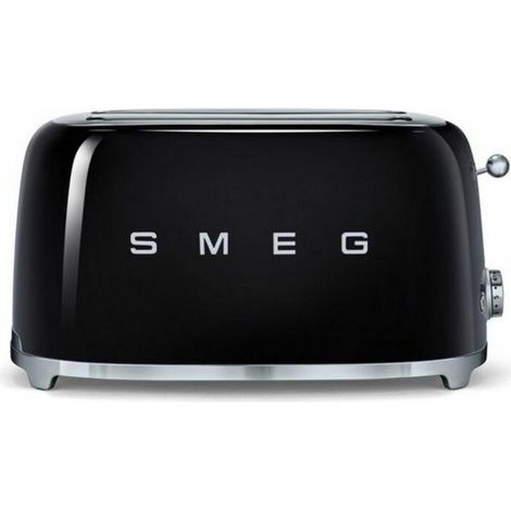 Smeg TSF02BL Toaster Schwarz 1500W Retro Design
