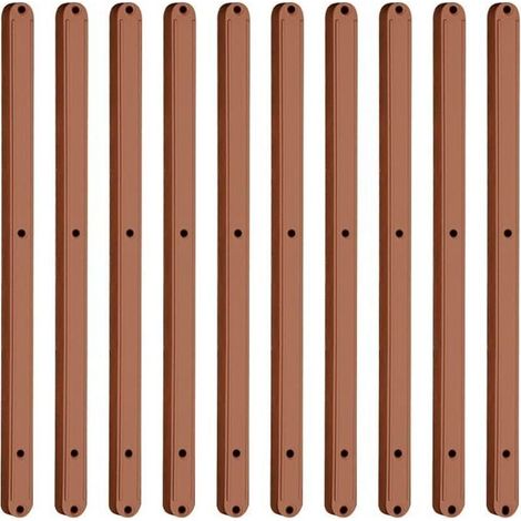Paquete de 10 guías de plástico para cajones, 298 mm – Diseño silencioso y oculto – Resistentes al desgaste – Para armarios y cajones extraíbles (1/4)