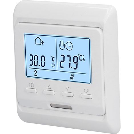 Thermostat programmable ME5516, thermostat intelligent LCD pour chauffage au sol et chauffe-eau (1/5)