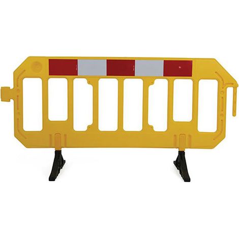 Barriera in plastica 2000x1000x55 - gialla - 72A20101 (1/5)