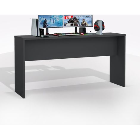 ALLUNGO SCRIVANIA MOD. SIGN CM 150X40 H. 75.6 GRIGIO OPACO (1/5)