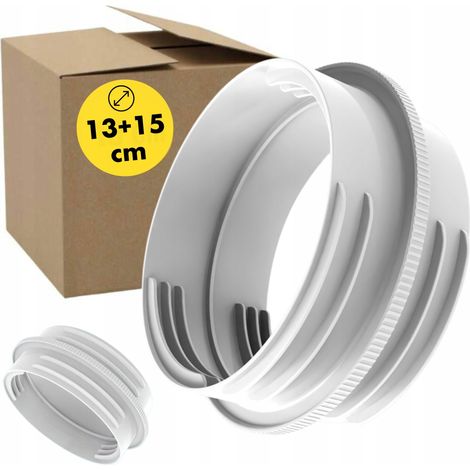Adattatore - connettore - riduttore per tubo di condizionatore portatile 13 cm / 15 cm (1/3)