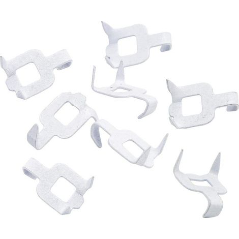 Ganci Appendi Quadri in Metallo Blister 8 Pezzi