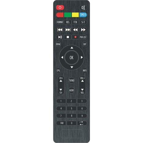 WISI Télécommande d'origine pour récepteur TNTSAT boitier TV modèle OR17