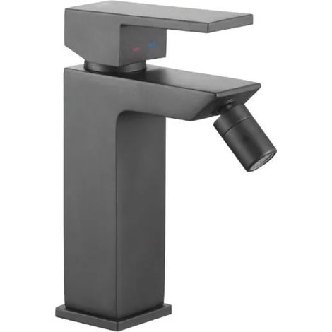 RUBINETTO MISCELATORE MONOCOMANDO PER BIDET NERO OPACO SERIE GREEN 2.0 NERO OPACO Idroweb