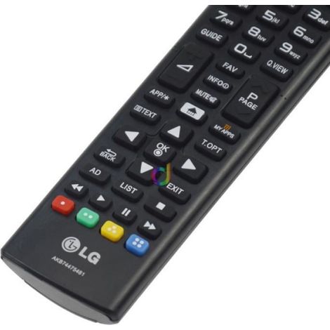 Télécommande LG TV - Distance De Fonctionnement 8 M - Compatible Modèles AKB74475481 - 1 Pièce (1/4)