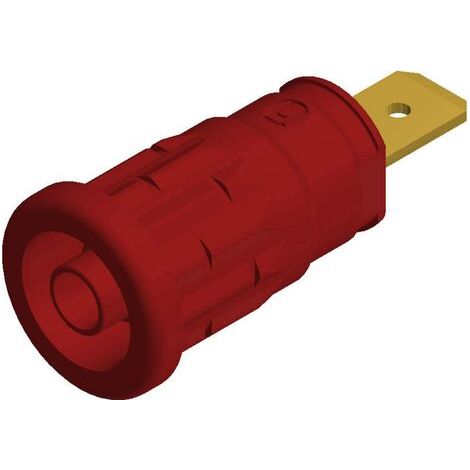 Douille banane de sécurité Ø de la broche: 4 mm SKS Hirschmann SEP 2620 F6,3 972362101 rouge 1 pc(s) D21910 (1/4)