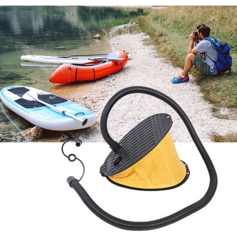 Pompe à pied de gonflage à haut débit pour bateaux gonflables, lits gonflables, bouées, tapis flottants, fournitures d'eau1 (1/5)