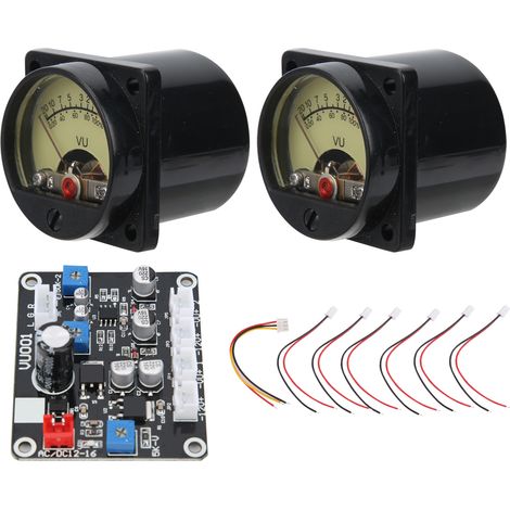 TS-DB35-Q 2PCS VU-mètre avec carte pilote, testeur de niveau sonore pour voiture et maison (1/5)