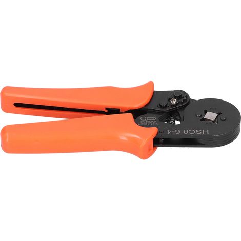 Pince à sertir mini auto-réglable pour fils électriques 0,25-10mm² AWG23-7 HSC8 6-4, outil manuel de sertissage compact (1/5)