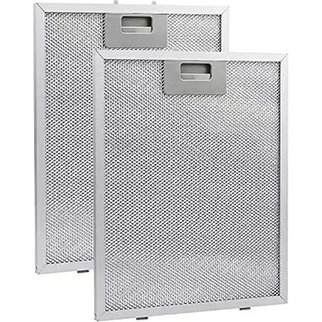 Filtre à graisse métallique pour hotte aspirante 320x260mm – Aluminium durable – Filtration efficace 5 couches – Compatible avec modèles standards (1/4)