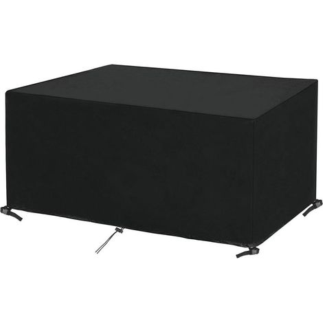 Housse salon de jardin rectangulaire 170 x 94 x 70 cm – Tissu Oxford imperméable – Résistant aux intempéries et aux UV – Compatible meubles en rotin (1/5)