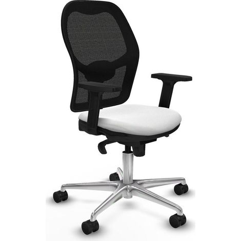 piqueras-y-crespo Chaise Bureau Confort blanc confortable